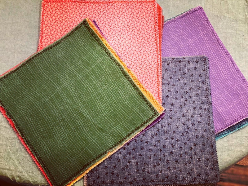 12 HAND-MADE NAPKINS