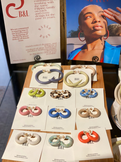 Binky & Lulu mini hoops