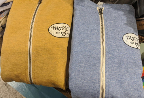 BLUE HILL/MOYO zip hoodie sweatshirt